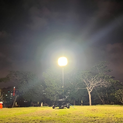 Layout LitePro DLX IP65 600W Lampes de camping LED Tour de ballon pour le chantier de construction de nuit