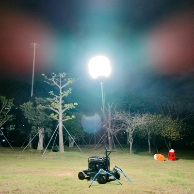 Vente directe 800W 3,8M Hauteur LED mobile Tour lumineuse de travail pour l'éclairage de construction