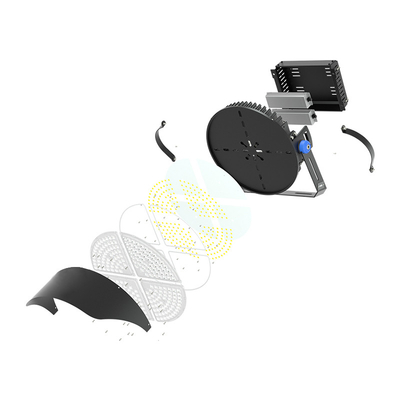 Lumières de sport LED rondes 1800W Ra70 Ra80 Éclairage de terrain de sport pour les sites sportifs
