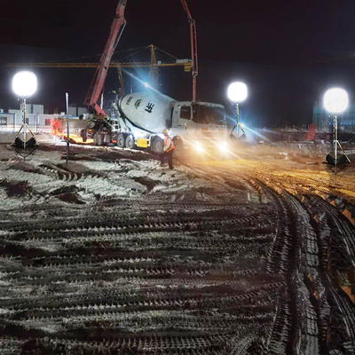 Éclairage à 360 degrés Led Ballon Lights 500W Tour de lumière remorquante Pour l'extérieur