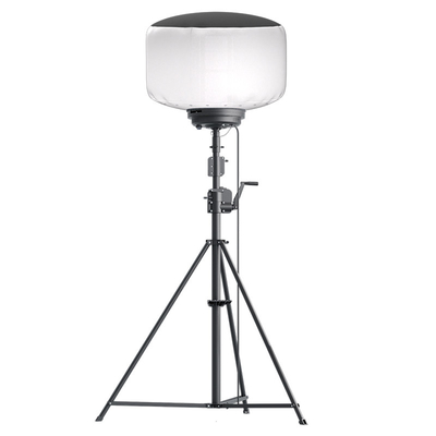 AC220V Tour de lumière à mât élevé 700W Ballon batterie alimentée Tour de lumière LED pour la construction