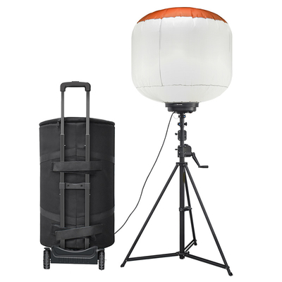Éclairage de chariot LED Tour lumineuse à ballon 1400W Tour lumineuse à mât pour les pompiers et les secours