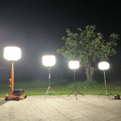 Lumière de travail portable polyvalente de 700 watts Ballon LED Tour de lumière pour l'entretien de la route