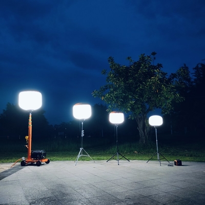 1200Watt LED Balloon Lumières Tour Tripod Lumières de travail extérieur Pour les entrepreneurs