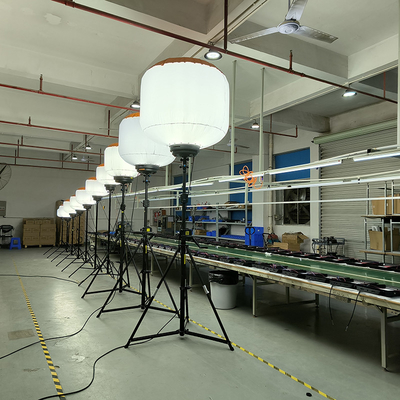 AC220V Portable Led Work Light 1400W Site de travail LED Ballon Light Tower Pour les forces de l'ordre