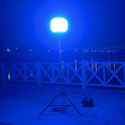 120W Tour lumineuse à ballon RGB à LED Tour lumineuse portable polyvalente pour événement en plein air