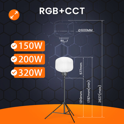 11250lm Balloon Light Tower 150Watt Portable lumière de travail pour les événements