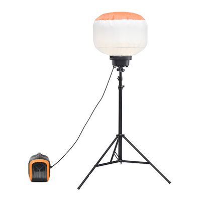 Lumière de ballon LED portable 320W Tour mobile de lumière pour la construction intérieure