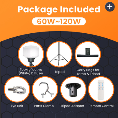Éclairage de ballon extérieur LED 120W 150W Tour mobile pour les fêtes