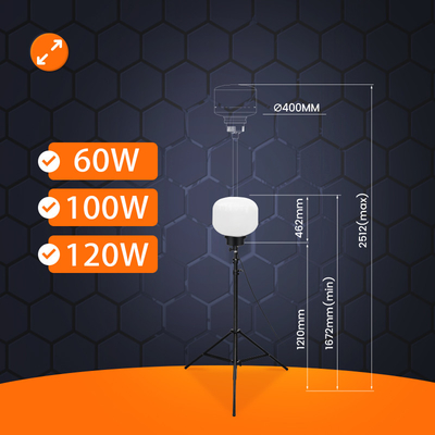 Éclairage de ballon extérieur LED 120W 150W Tour mobile pour les fêtes