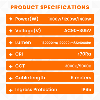 1000W sur le chantier de construction LED gonflé 360 degrés ballon lumineux IP65 haute luminosité