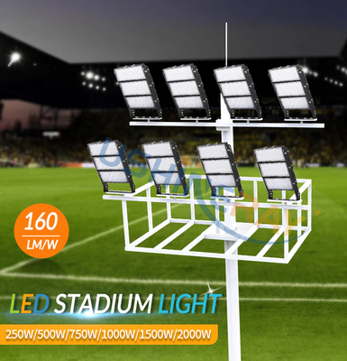 Lumières de stade de football pour le terrain de tennis
