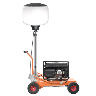 AC90-305V 96000 Lumens Tour de lumière de travail LED sur trépied de 3,8 m pour la construction temporaire