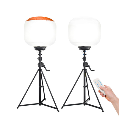 1400W Blanc haute performance de coût Construction Événements en plein air Tour d'éclairage Portable LED Ballon Tour lumineuse