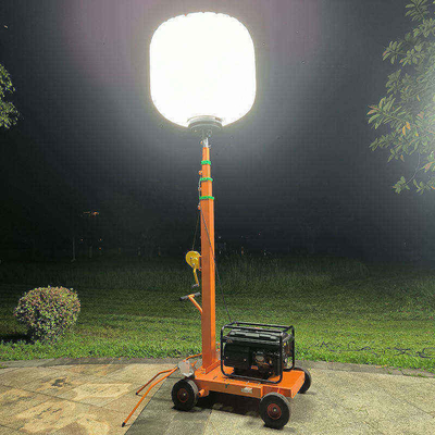 800W Portable LED Ballon Tour de lumière IP65 128000lm 360° éclairage