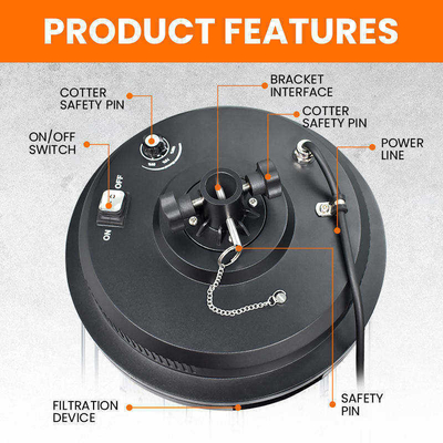 Ballon lumineux LED 500W-1400W IP65 50000Hrs Couverture omnidirectionnelle 360°