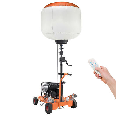 Portable LED Balloon Light with 360° Beam Angle 50000 Working Hours and 5-Year Warranty for Outdoor Construction